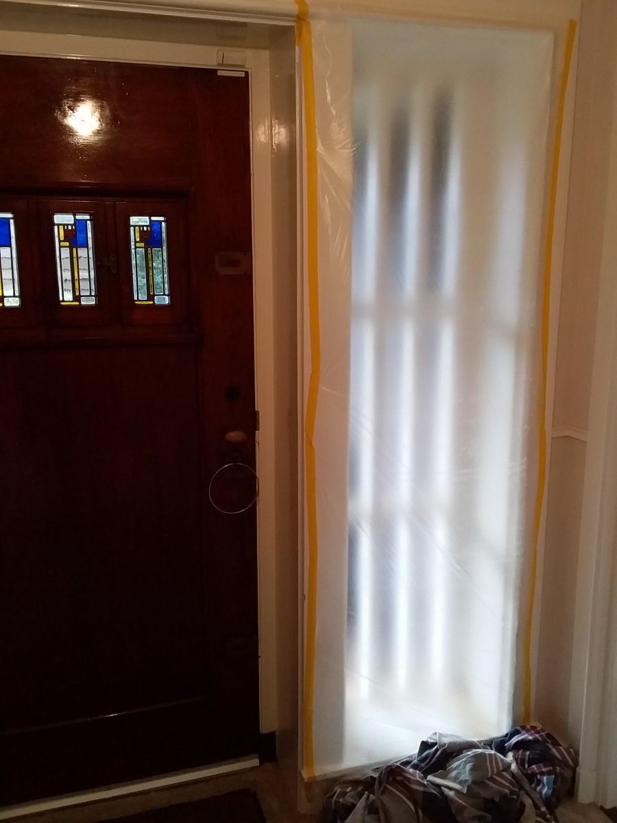 Hoop freeswerk (en stof) om stijlen weg te halen