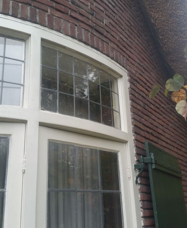 Glas weer teruggeplaatst en er is niets meer van te zien....