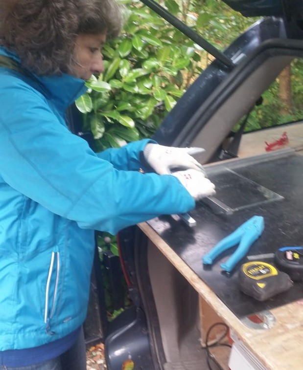 Vervangend glas op maat snijden