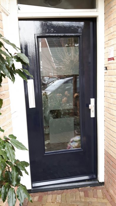 Huizen - glas-in-lood in isolatieglas in voordeur