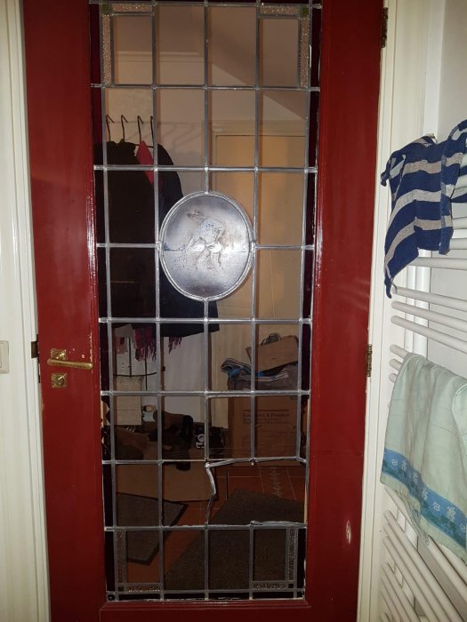 Driemond - glas-in-lood gerestaureerd met