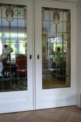 Hilversum - restauratie glas-in-lood