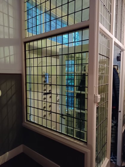 Bussum - restauratie glas-in-lood