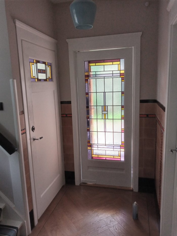 Huizen - nieuw glas-in-lood