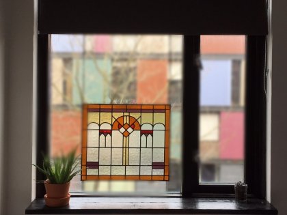 Almere - restauratie glas-in-lood paneel