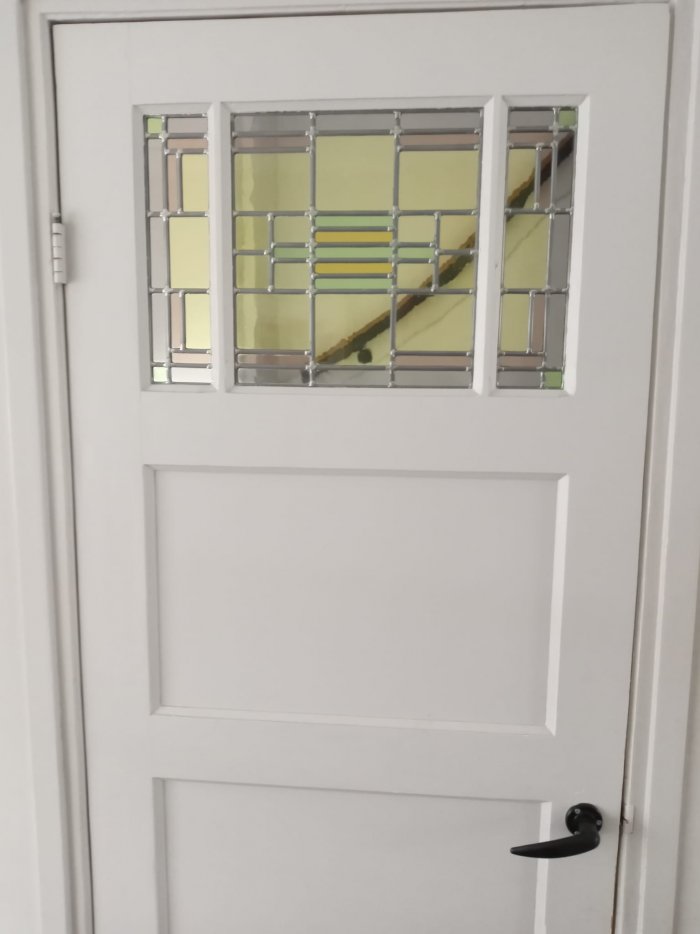 bestaand glas in tussendeur