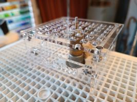 Opzettafel mini voor Kristall slijpmachines