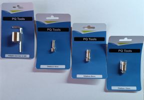 Aanbieding set adaptor+glasboren 4, 6, 10 mm