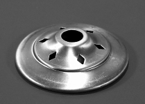 Lampekapdeksel met ruit 9 cm