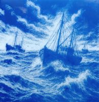 Vissers 2 - 10x10 cm