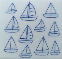 Bootjes 1 - 10x10 cm