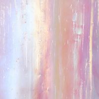 Mississippi River Glass 1008 opaal roze/wit iridiscent 20x30 cm